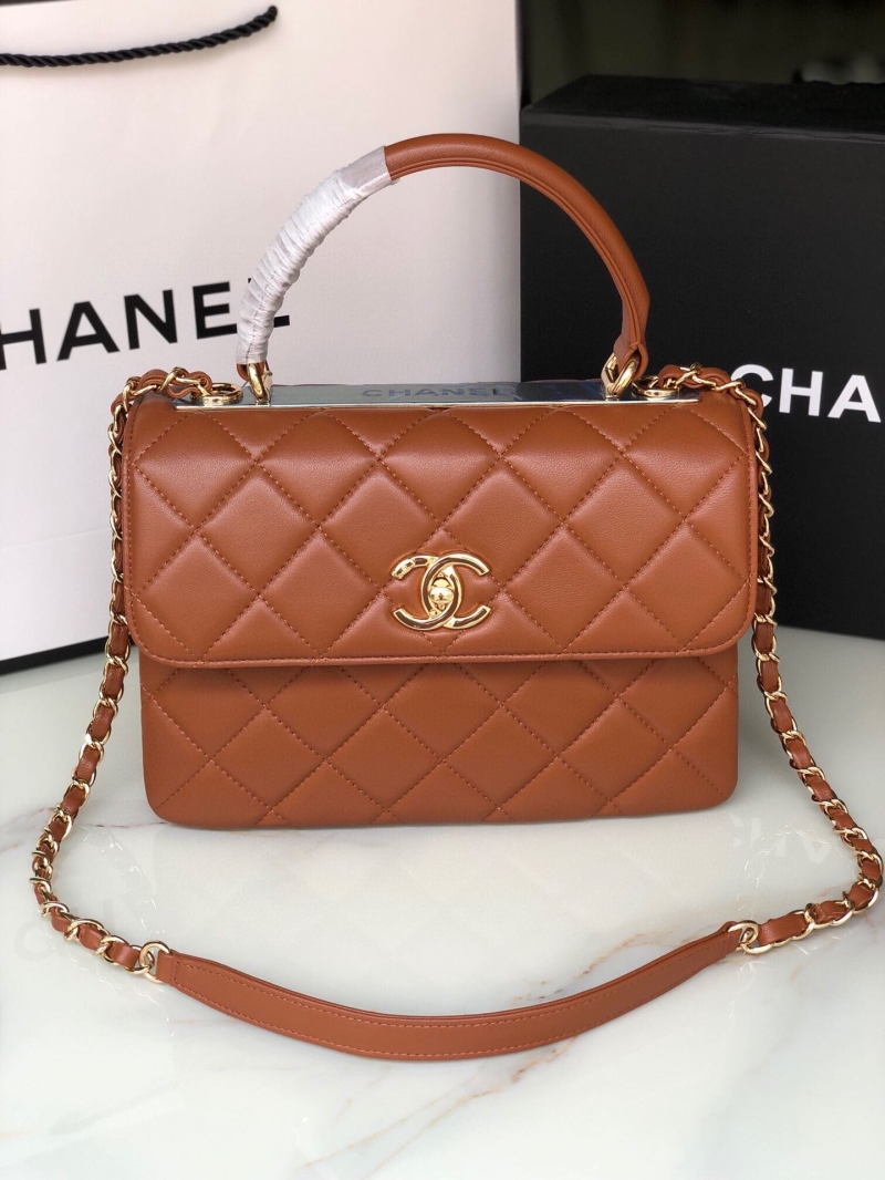 Ch**el top handle bags